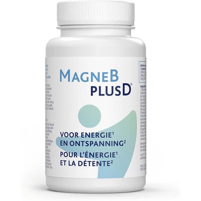 MagneBplusD® | Complete magnesiumformule Energie & Ontspanning Magnesium, Vitamine D en Vitamines B 60 Tabletten