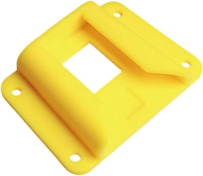 Montagesokkel Vouwfiets - Voorwieldrager Adapter - Meer Opbergruimte Creëren - Clipsnelspanner en Schroefbevestiging - 10.5 x 7.5 x 2 cm