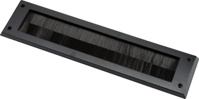 Wovar Brievenbus borstel zwart 8 x 34,2 x 1,5cm | Per Stuk