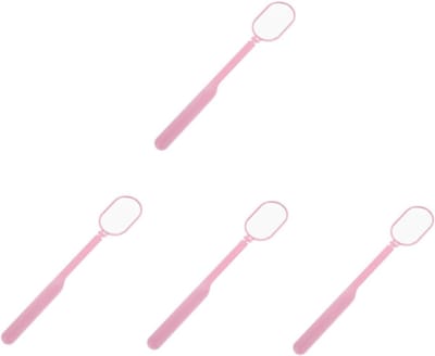 Wimper Spiegels - Make-up Hulpmiddelen - Wimperextensions Aanbrengen - Draaibare Inspectie - 7.94x1.57 Inch - Roze