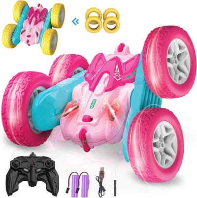 QORA® Elektrische Auto voor Kinderen Accu - Elektrische Auto - Elektrische Kinderauto - Roze - 15cm x 10cm x 5cm