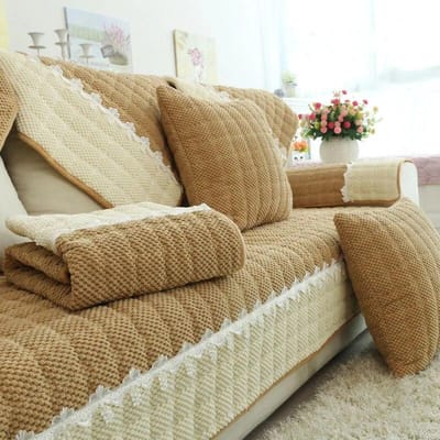 Woonkamer Bankhoes Katoen Bankhoes Jacquard Bankkussen Vier Seizoenen Bankhanddoek-vormige Bankhoes Beschermingsset 70x70cm 1pcs