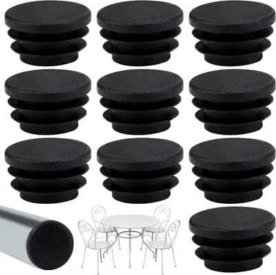 Set van 10 Slat Stops - Beschermende Caps voor Meubels, Robuuste Plastic Tube Covers, Universele Zitglijders met Diameter 25/22/20 mm