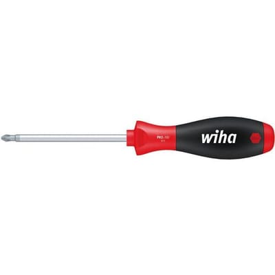 Wiha Schraubendreher lang Kreuzsch. PH2 Ø6,0x300/418mm Soft-Finish 03739 Werkplaats Kruiskop schroevendraaier PH 2 Koplengte: 300 mm