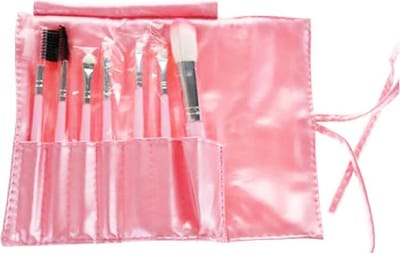 8 Delige  Make-Up Kwasten Set - Kunstleder Etui - Oogmake-up, Visagie, Concealer, en Foundation Penselen.