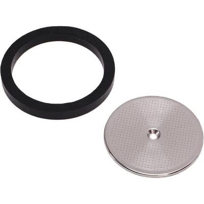 Écran de douche pour machine à café en acier inoxydable avec anneau de vapeur en silicone Pièces de rechange pour cafetière