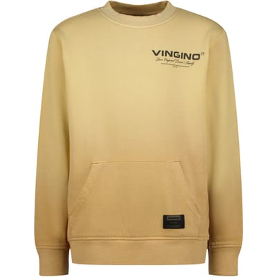 Vingino Boys Nadient Sweater Latte Sand Maat: 14 | Truien Outlet | Unisex | Beige