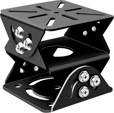 Veiligheidscamera Beugel - Camera Montagehouder - Verbeterde Dekking - 3-assige Verstelbaarheid - 10 x 10 x 10 cm - Zwart