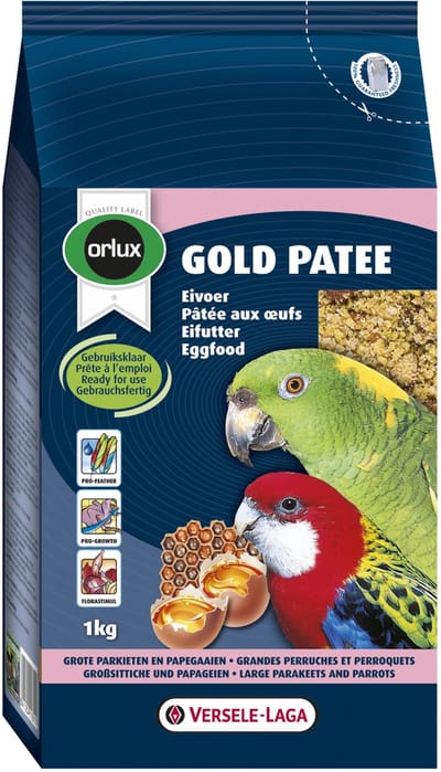 Orlux Gold Patee Eivoer Grote Parkiet/Papegaai 1 Kg
