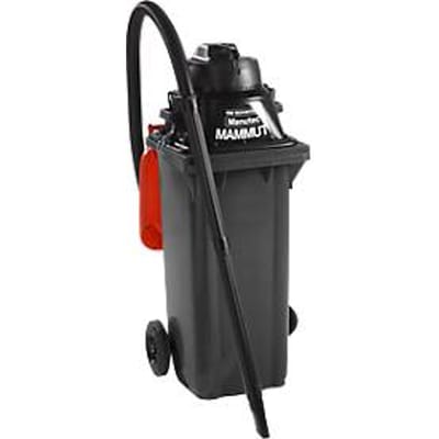 Complete set nat-droogzuiger, zonder gereedschapshouder, incl. grote afvalbak voor 120 l, 1 patroonfilter & 1 vliesfilter, rood