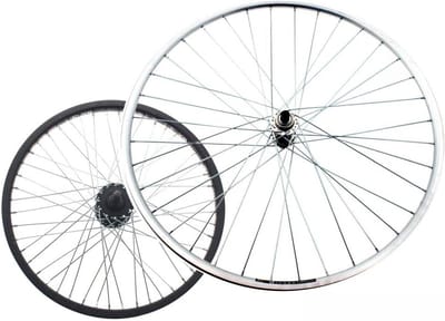 Fiets achterwiel - Staal wiel - Fietsonderhoud - Enkele versnelling - 20 inch - Zilver