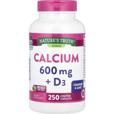 Nature's Truth, Calcium + D3, 250 comprimés enrobés