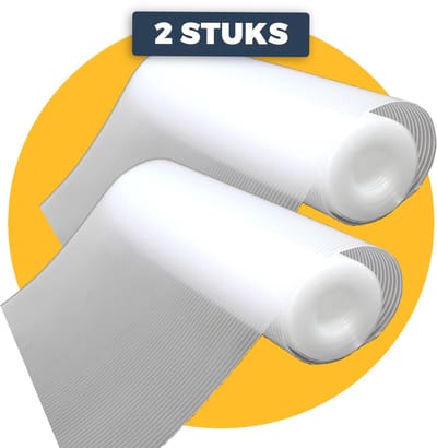 Pasper Antislipmat 45 x 150 cm - 2 stuks - Transparant - Multifunctionele Ladematten - Voor Keukenlade en onder Tapijt