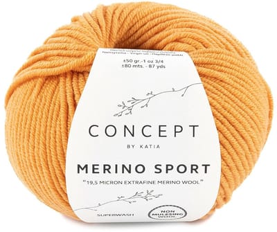 Katia Concept Merino Sport - 65 pasteloranje - Wol Garen