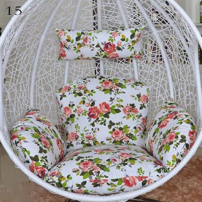 Hangende Schommel Ei Stoel Kussenhoes Terras Grote Ronde Papasan Stoel Kussenhoes Leeg (Geen Vulling) Kussenhoes voor Tuinligstoel as shown