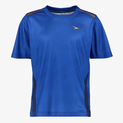 Dutchy Dry kinder voetbal T-shirt blauw - Maat 116