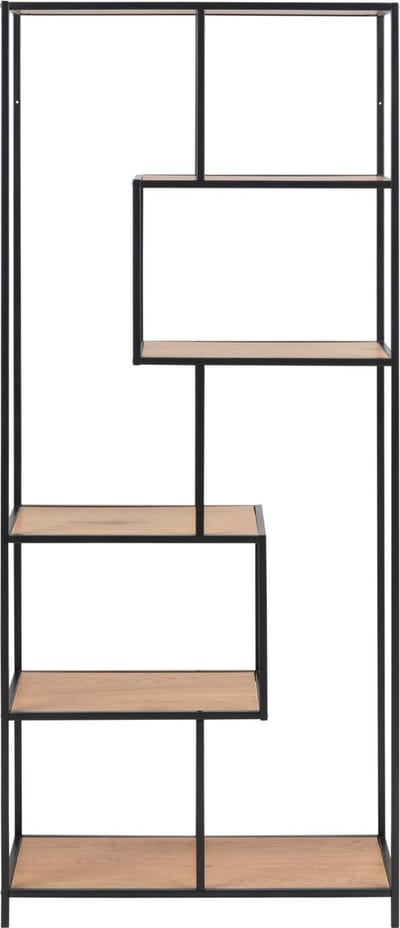 Honkytonk Boekenkast 185cm - asymmetrisch Wild Eiken