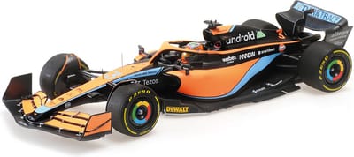 McLaren F1 Team MCL36 #3, Ricciardo, Bahrain GP 2022 - 1:18 - Minichamps