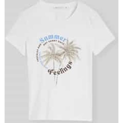 regular fit T-shirt van puur katoen met motiefprint