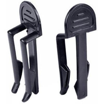 2 Stuks Praktische Plastic Vuilniszak Klem Vast Afvalbak Zakhouder Afval Klem Prullenbak Klem Keuken Badkamer Gadgets 2PCS zwart