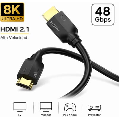 HDMI 2.1-kabel 8K 48Gbps 2m Ultra Hd Compatibel met Ps5 Ps4 Xbox TV-monitorprojector