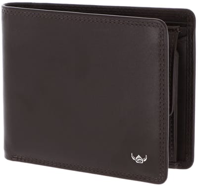 Golden Head Leren portemonnee Polo RFID Protect Scheintasche 1197 Dunkelbraun donkerbruin