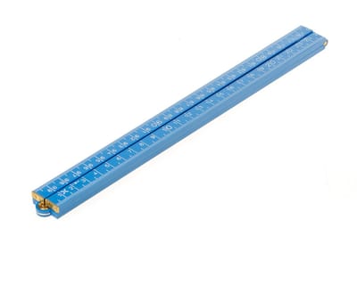 DUIMSTOK MET KOP PLASTIC BLAUW 1METER