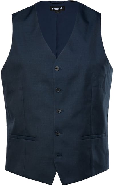 Men Plus - Heren - Businessvest Florenz combinatiesysteem - Navy blauw - Maat 34