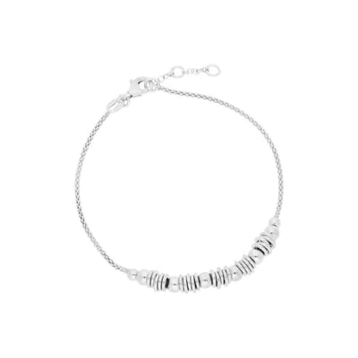 Silver Lining 104.1214.19 Dames Armband - Sieraad - Schakelarmband - Zilver - 925 Zilver - 4.5 mm breed - 19 cm lang