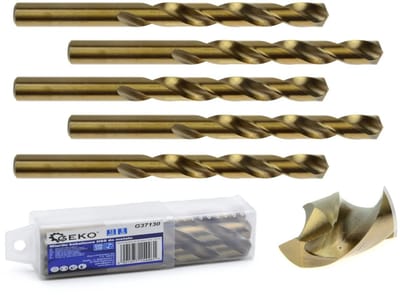 GEKO HSS metaalboor - Kobaltlegering - 13 mm - Hoge thermische weerstand - 5 stuks