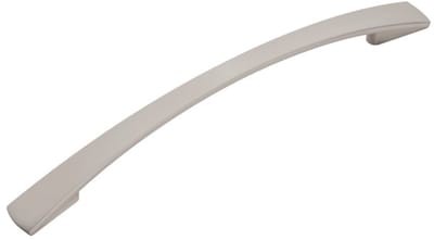 Gamet - Klassieke Meubelgreep - 128mm - Satijn Nikkel - Porselein - Frezen