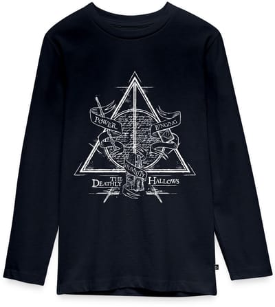 Harry Potter Deathly Hallows Premium T-Shirt Tiener Lang