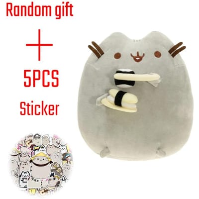 Peluche Chat Pizza Anime 15 cm Chat Chips Sushi Kawaii Dessin Animé Chat Ange Glace Remplissage Jouet Animal Anniversaire Enfant 0-10cm