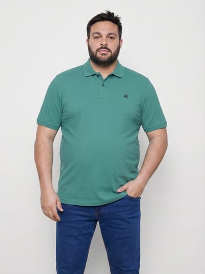 LERROS Poloshirt met COOL & DRY-functie in grote maten , Maat: 3XL , Kleur: SOFT TEAL , 60% katoen, 40% polyester