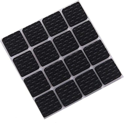 Gadgetpoint - Zelfklevend Meubelvilt - Antislip & Antikras Meubelonderzetters - Vloerbeschermers - Vierkant 16 stuks 2cm