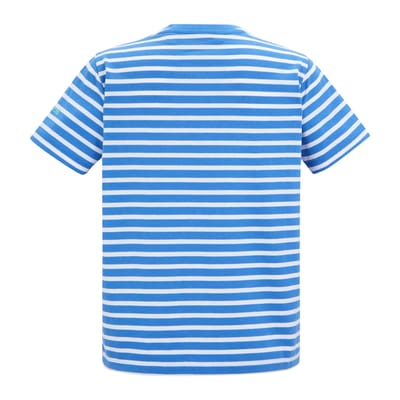 Regatta Dames/Dames Bayletta Gestreept T-shirt (Sonisch blauw/wit)