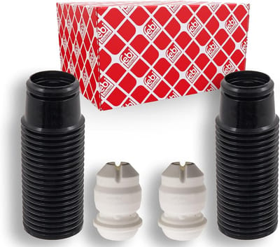 Schokdemper Beschermingskit - Stofhoes Set - Auto Onderhoud - PU Materiaal - 433 x 472 x 736 cm - Zwart