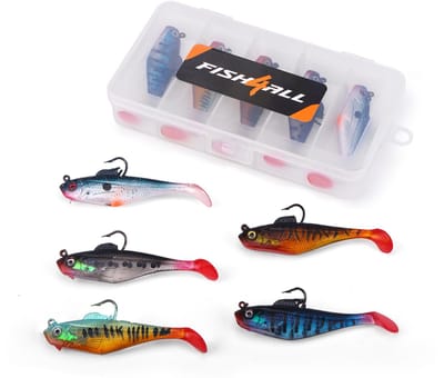 Fish4All Tricker Swimbait Box 8.5cm 10g (5pcs) - Kunstaas Set