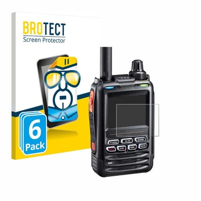 BROTECT - Screenprotector voor Yaesu FT-5DE/DR - Folie Beschermfolie transparant 6 Stuks