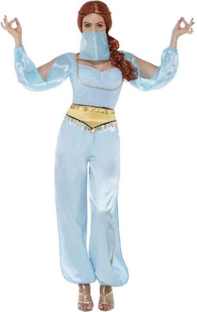 Smiffys - Arabian Princess Kostuum - S - Blauw
