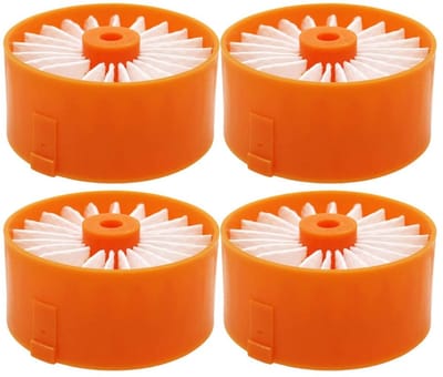 Dailygoods- Stofzuigerfilter Hoogwaardig Materiaal - Stofzuigeraccessoires - V-vormig Borstelpatroon - Compatibel met SCHWARZ+DECKER BSV2020 - 4 Stuks - Duurzaam Gebruik