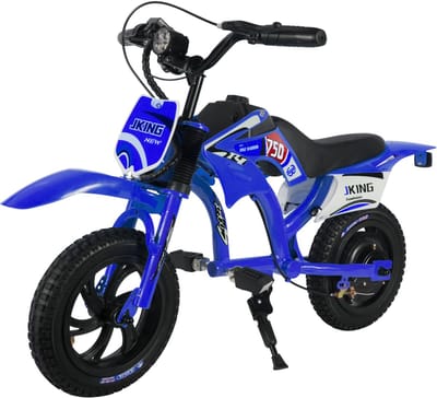 DBS C6 Elektrische Kinder Crossmotor – 300W – tot 16 km/u – 12 Inch – voor kinderen van 3–12 jaar – Blauw