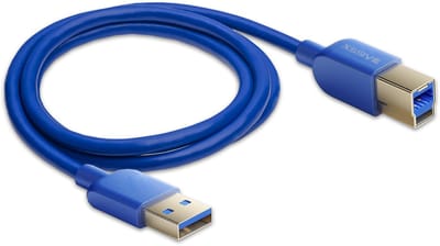 USB naar USB B Kabel - 3.0 - 2 Meter - USB 3.0 A naar USB 3.0 B - 5Gbps Datakabel - Voor o.a USB Hub, Monitor, SSD, Harde Schijf, Printerkabel