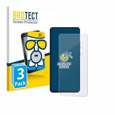 BROTECT - Screenprotector voor Motorola Moto G86 - Folie Beschermfolie Beschermglas matte 3 Stuks