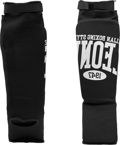 Zwarte XL comfortabele scheenbeschermer met maximale bescherming