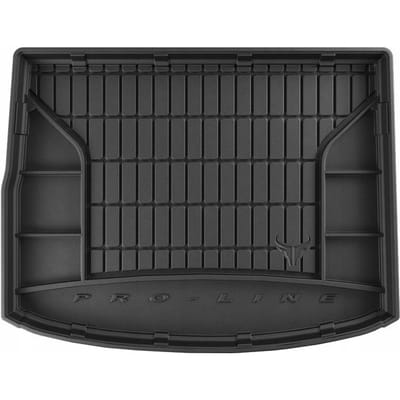 Frogum - DryZone - Kofferbakmat 3D met Organizer - Geschikt voor VOLVO V40 II (2012-2019) - Voor hoge laadvloer - TPE Rubber - Zwart