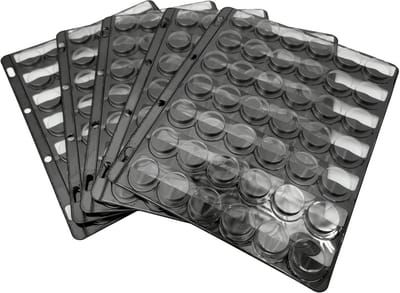 10x Presentatiebladen voor bierdopjes met 42 vakken (420 vakken voor dopjes).