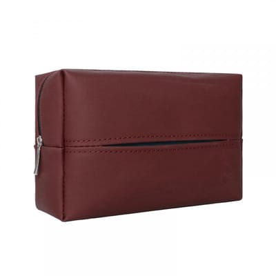 Dailygoods- Tissuehouder Leren - Auto Tissuehouder - Waterdicht - Verstelbare Riem - Eenvoudig te Installeren - Geschikt voor Vrachtwagen - Tissuebox