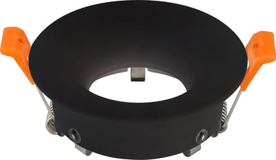Spot Armatuur GU10 - GU10 Inbouwspot - Rond - Zwart - Aluminium - Ø85mm