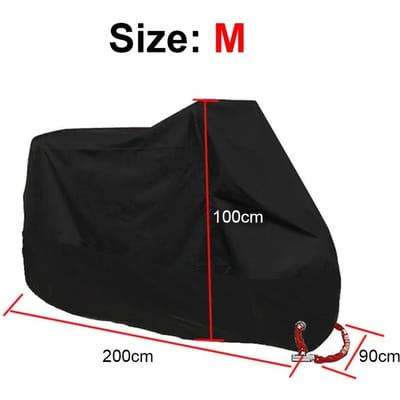 Motorhoes voor NMAX, AEROX, PCX, MIO, BEAT, CLICK Waterdicht Regen- en Stofdicht UV-hoes black